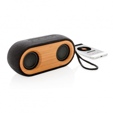 Logotrade promotional merchandise picture of: Bamboo X double speaker